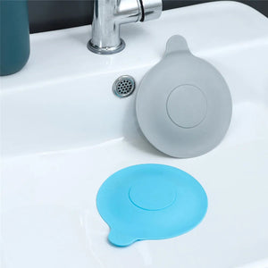 1 pack Bathtub Drain Stopper Silicone Water Stopper Drain Plug Cover Water-drop Design For Bathroom Laundry Kitchen #W0