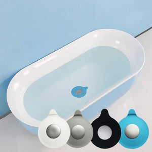 1 pack Bathtub Drain Stopper Silicone Water Stopper Drain Plug Cover Water-drop Design For Bathroom Laundry Kitchen #W0