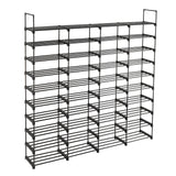 10 Tiers Shoe Rack Storage Organizer Shoe Shelf Organizer for Entryway Holds Stackable Shoe Cabinet Shoe Rack