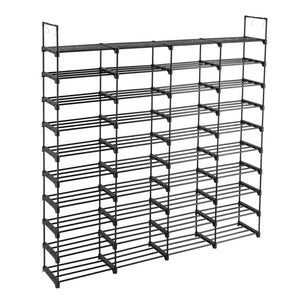 10 Tiers Shoe Rack Storage Organizer Shoe Shelf Organizer for Entryway Holds Stackable Shoe Cabinet Shoe Rack