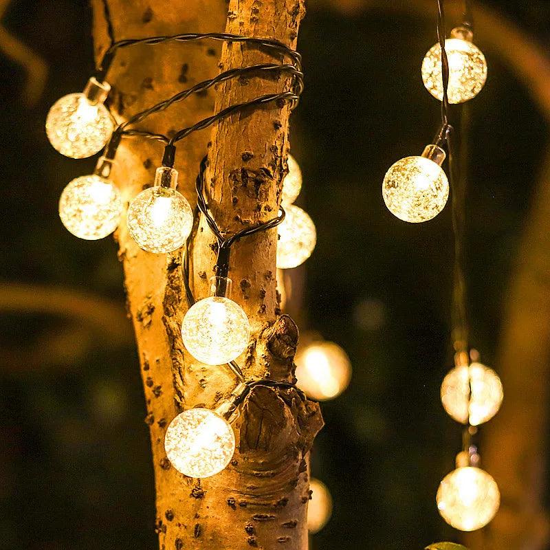 100 LED Solar Light Outdoor IP65 Waterproof String Fairy Lamps Solar Garden Garlands Christmas Decoration 12M