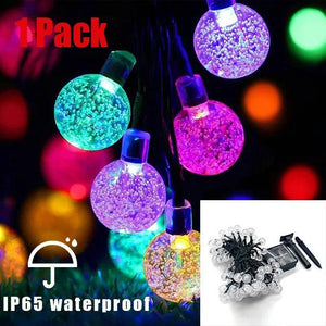 100 LED Solar Light Outdoor IP65 Waterproof String Fairy Lamps Solar Garden Garlands Christmas Decoration 12M