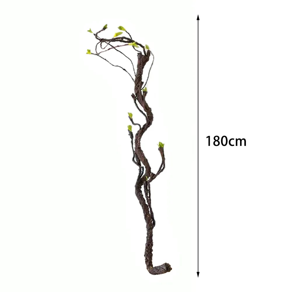 100/140/180cm Artificial Tree Branch Home Decor Fake Wood Rattan Trees Vine Plastic Branches Plant Wedding Party Decoration