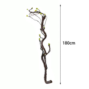 100/140/180cm Artificial Tree Branch Home Decor Fake Wood Rattan Trees Vine Plastic Branches Plant Wedding Party Decoration