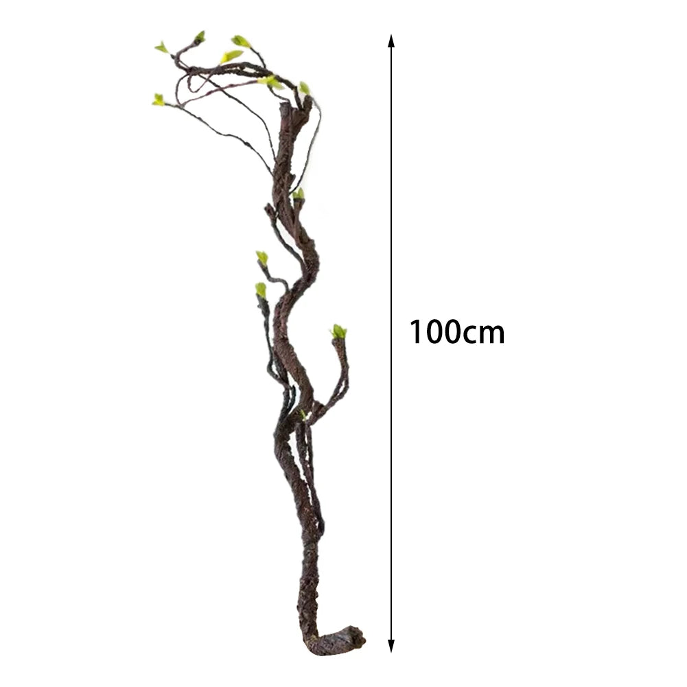 100/140/180cm Artificial Tree Branch Home Decor Fake Wood Rattan Trees Vine Plastic Branches Plant Wedding Party Decoration