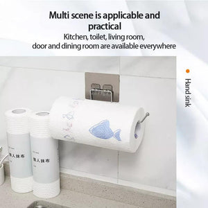 1/2pcs Hanging Toilet Paper Holder Roll Paper Holder Bathroom Towel Rack Stand Kitchen Stand Paper Rack Home Storage Racks