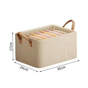 1PC Foldable Steel Frame Storage Box With Handle Non-Woven Saving Space Box Travel Storage Home Clothes Pants Organizers Box