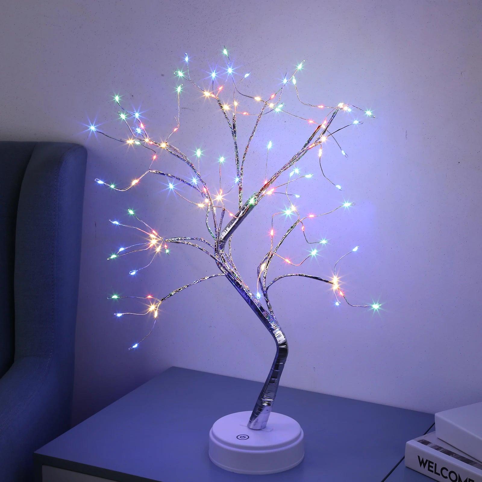 20 inch Bonsai Tree Light, Tabletop Branch Lamp, for Party Wedding Home Decor Home Bedroom Decoration Decor Fairy Light Holiday