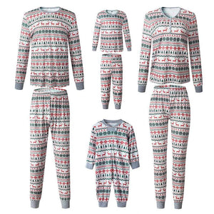 2023 Christmas Family Matching Pajamas New Year Xmas Father Mother Kids Baby Clothes Set Dad Mom And Daughter Son Pyjamas Outfit