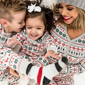 2023 Family Christmas Matching Pajamas Set Xmas Adult Kids Mother And Daughter Father Son Sleepwear Baby Family Look Outfits