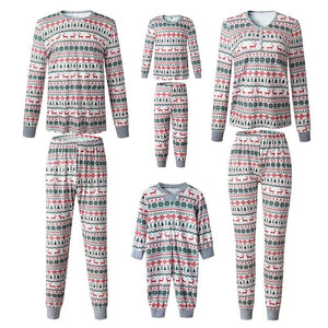 2023 Family Christmas Matching Pajamas Set Xmas Adult Kids Mother And Daughter Father Son Sleepwear Baby Family Look Outfits