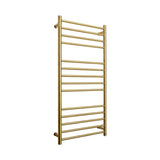 2024 New Luxury Gold Heated Towel Warmer Hidden Wire Installation 110V/220V High Quality 304 Stainless Steel Electric Towel Rack