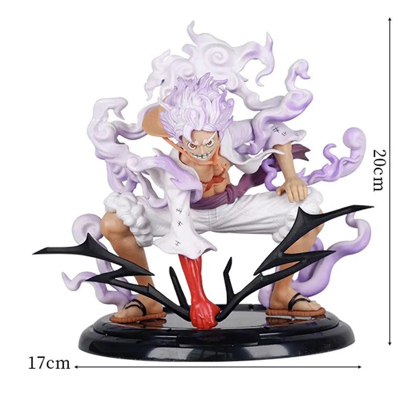 20cm One Piece Figure Nika Luffy Gear 5 Sun God Nika Luffy Figurine Joy Boy Action Figures PVC Statue Collection Model Doll Toys