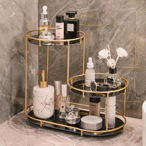 3 Layer Iron Storage Rack Makeup Organizer Bathroom Organaizer Bathroom Storage Holders Shelf Bathroom Accessories Shelves