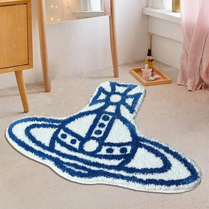 3D Planet Tufted Rugs Soft Plush Carpet Fashion Irregular Saturn Floor Mat Creative Children's Lounge Rug Bedroom Decor Carpet