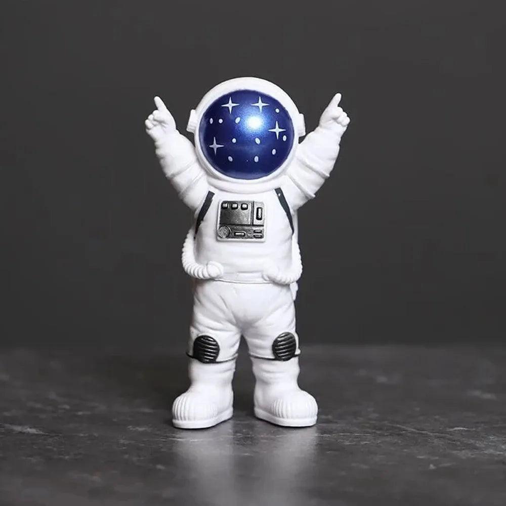 4 pcs Astronaut Figure Statue Figurine Spaceman Sculpture Educational Toy Desktop Home Decoration Astronaut Model For Kids Gift