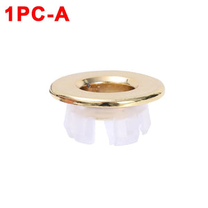 4/1Pcs Sink Overflow Ring Cover Replacement Bathroom Basin Trim Bath Round Plastic Sink Overflow Hole Covers Kitchen Accessories