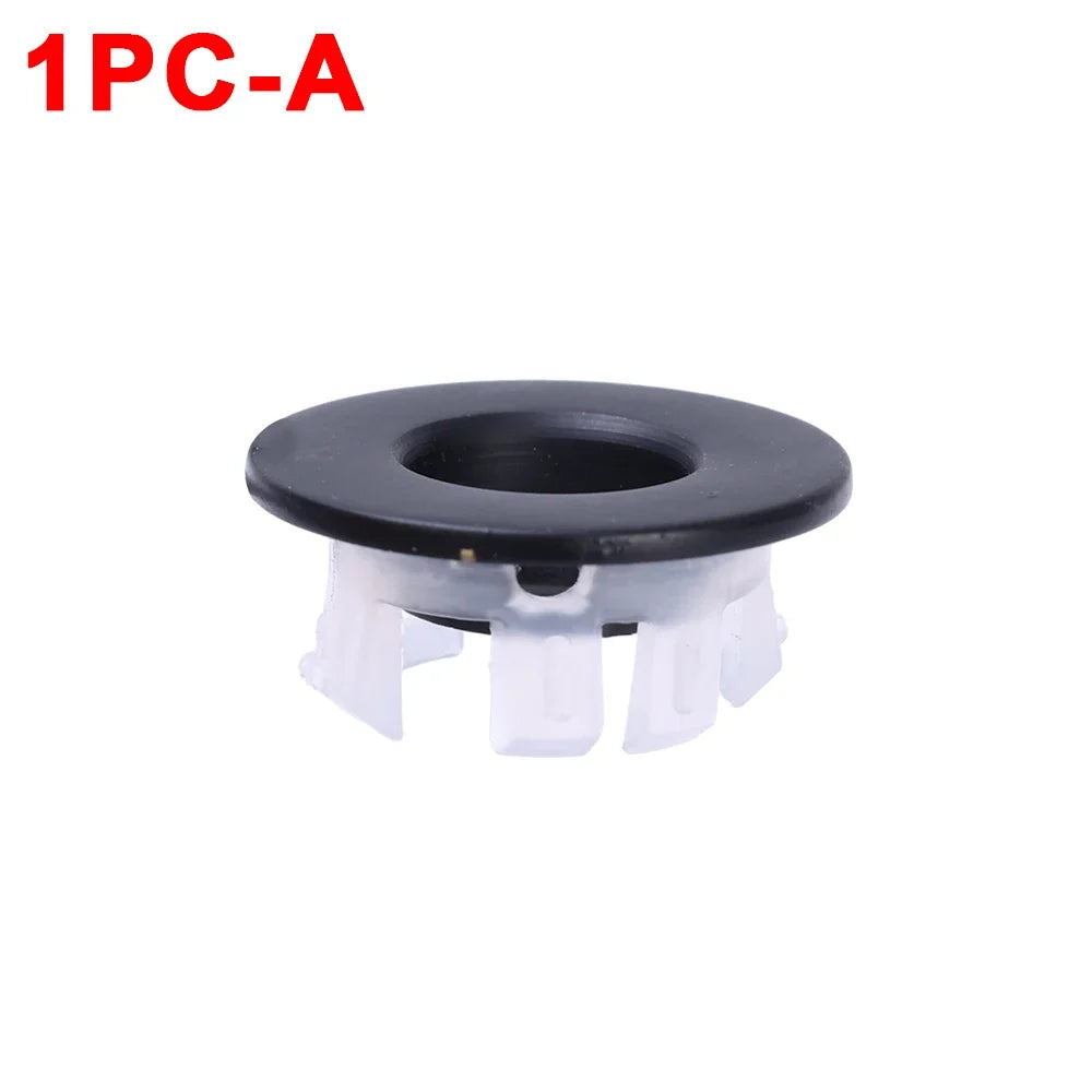 4/1Pcs Sink Overflow Ring Cover Replacement Bathroom Basin Trim Bath Round Plastic Sink Overflow Hole Covers Kitchen Accessories