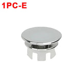 4/1Pcs Sink Overflow Ring Cover Replacement Bathroom Basin Trim Bath Round Plastic Sink Overflow Hole Covers Kitchen Accessories