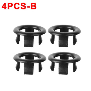 4/1Pcs Sink Overflow Ring Cover Replacement Bathroom Basin Trim Bath Round Plastic Sink Overflow Hole Covers Kitchen Accessories