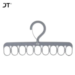 6 Clips Hats Socks Organizer Rack Hanging Peaked Cap Scarf Storage Rack Hanger Multifunctional Closet Wardrobe Storage Holder