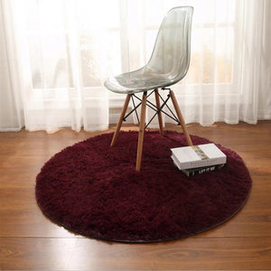 60-160CM Thickened Plush Carpet Be used for Living Room Sofa,Washable,Nordic INS Style Comfortable Soft Fluffy Round Shaggy Rug