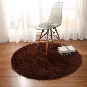 60-160CM Thickened Plush Carpet Be used for Living Room Sofa,Washable,Nordic INS Style Comfortable Soft Fluffy Round Shaggy Rug