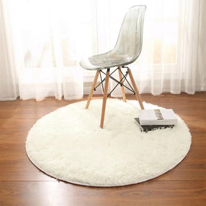 60-160CM Thickened Plush Carpet Be used for Living Room Sofa,Washable,Nordic INS Style Comfortable Soft Fluffy Round Shaggy Rug