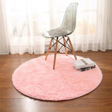 60-160CM Thickened Plush Carpet Be used for Living Room Sofa,Washable,Nordic INS Style Comfortable Soft Fluffy Round Shaggy Rug