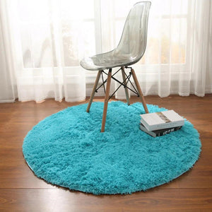 60-160CM Thickened Plush Carpet Be used for Living Room Sofa,Washable,Nordic INS Style Comfortable Soft Fluffy Round Shaggy Rug