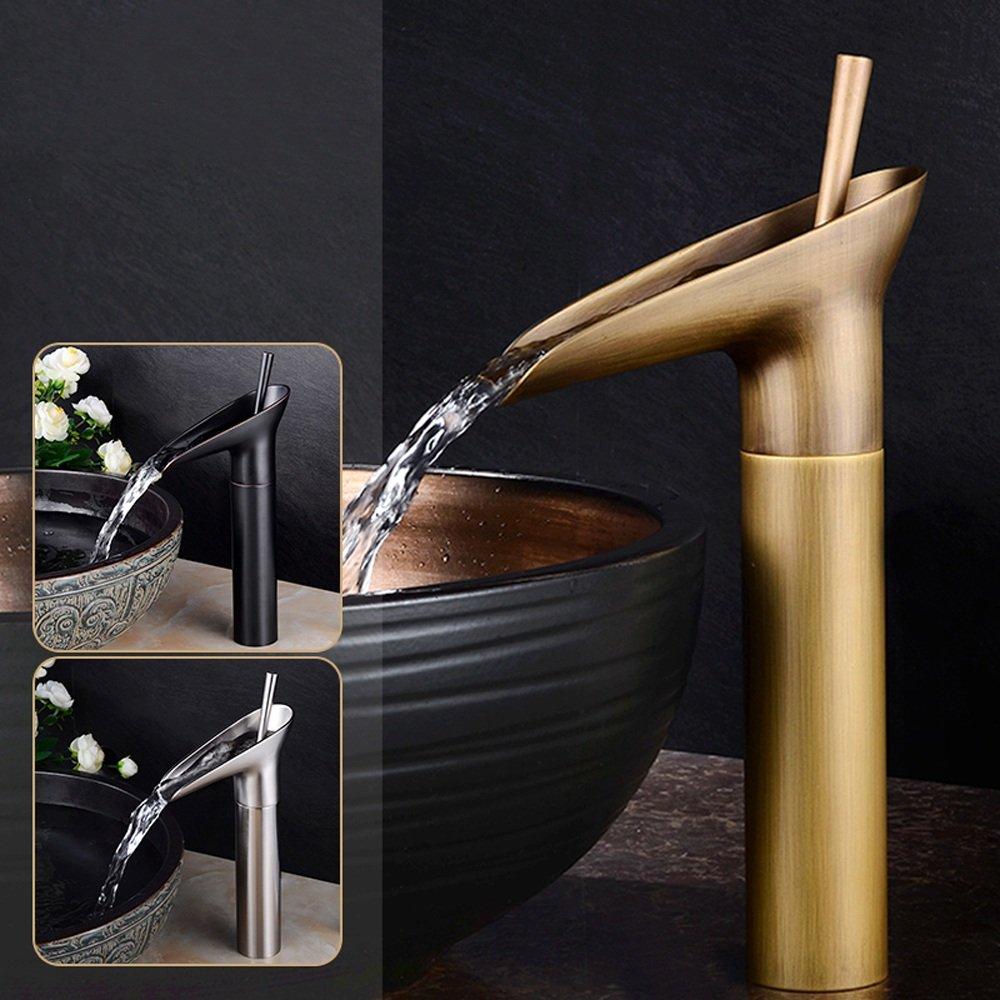 Luxury Black Waterfall Faucet