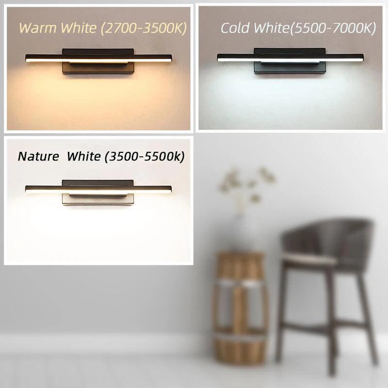 AIFENG LED Wall Lamp Nordic Modern Minimalist Bedroom Bedside Lamp Creative Staircase Lamp Living Room Rotating Wall Lamp