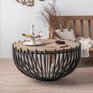 Accent Luxury Coffee Table Nordic End Dressers Round Coffee Makeup Table Salon Console Couch Mesa Redonda Bedroom Furniture