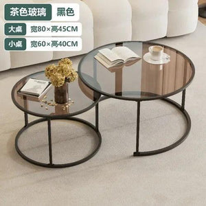 Acrylic High Coffee Tables Small Auxiliary Makeup Desk Hallway Coffee Tables Luxury Bedside Mesa Centro Outdoor Furniture YR50CT