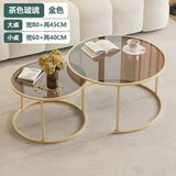 Acrylic High Coffee Tables Small Auxiliary Makeup Desk Hallway Coffee Tables Luxury Bedside Mesa Centro Outdoor Furniture YR50CT