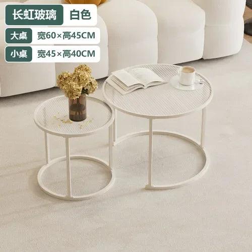 Acrylic High Coffee Tables Small Auxiliary Makeup Desk Hallway Coffee Tables Luxury Bedside Mesa Centro Outdoor Furniture YR50CT