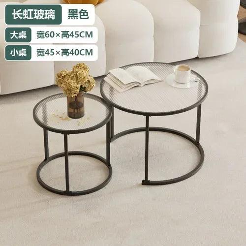 Acrylic High Coffee Tables Small Auxiliary Makeup Desk Hallway Coffee Tables Luxury Bedside Mesa Centro Outdoor Furniture YR50CT