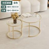 Acrylic High Coffee Tables Small Auxiliary Makeup Desk Hallway Coffee Tables Luxury Bedside Mesa Centro Outdoor Furniture YR50CT