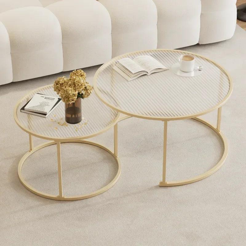 Acrylic High Coffee Tables Small Auxiliary Makeup Desk Hallway Coffee Tables Luxury Bedside Mesa Centro Outdoor Furniture YR50CT