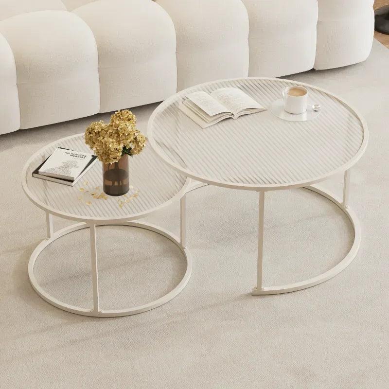 Acrylic High Coffee Tables Small Auxiliary Makeup Desk Hallway Coffee Tables Luxury Bedside Mesa Centro Outdoor Furniture YR50CT