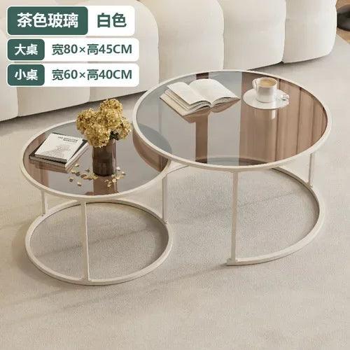 Acrylic High Coffee Tables Small Auxiliary Makeup Desk Hallway Coffee Tables Luxury Bedside Mesa Centro Outdoor Furniture YR50CT