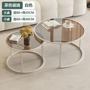 Acrylic High Coffee Tables Small Auxiliary Makeup Desk Hallway Coffee Tables Luxury Bedside Mesa Centro Outdoor Furniture YR50CT