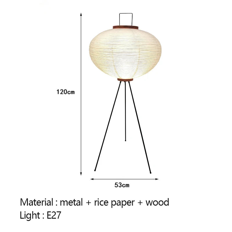 Akari 10A Noguchi Yong Floor Lamps LED Light Wabi-sabi Rice long Paper Lamps pendant Home Decor Livng Room Bedroom Loft