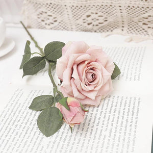 Artificial Long Branch Silk Rose Fake Flower For Home Wedding Vase Party Table DIY Decor Garden Arrangement Valentine's Day Gift