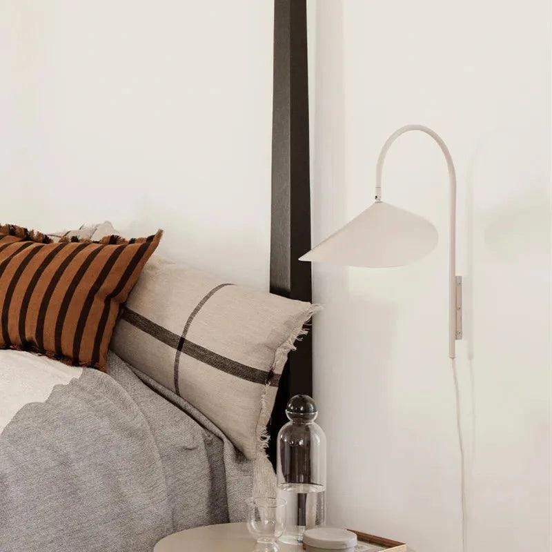 Arum Swivel Wall Lamp wabi-sabi adjustable lamp black and white replica design lamp restaurant bedroom bedside reading light