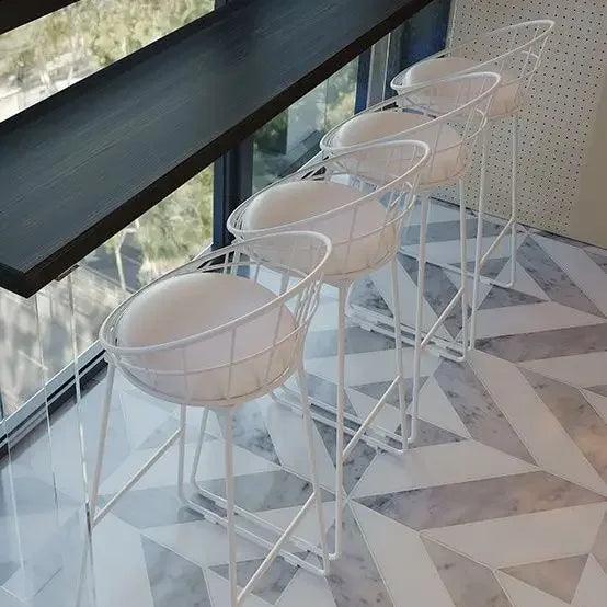 Bar Table Balcony Table Acrylic Suspension Table Bar Table Against The Wall Balcony Bar Casual High Table and Chair Combination