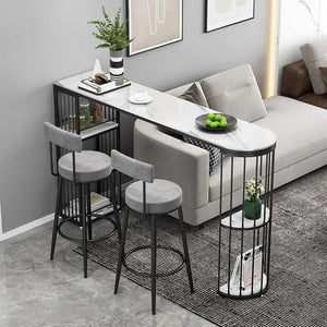 Bar Table and Chairs Bar Table Home Simple Modern Light Luxury Living Room Partition Bar with High Tables and Chairs