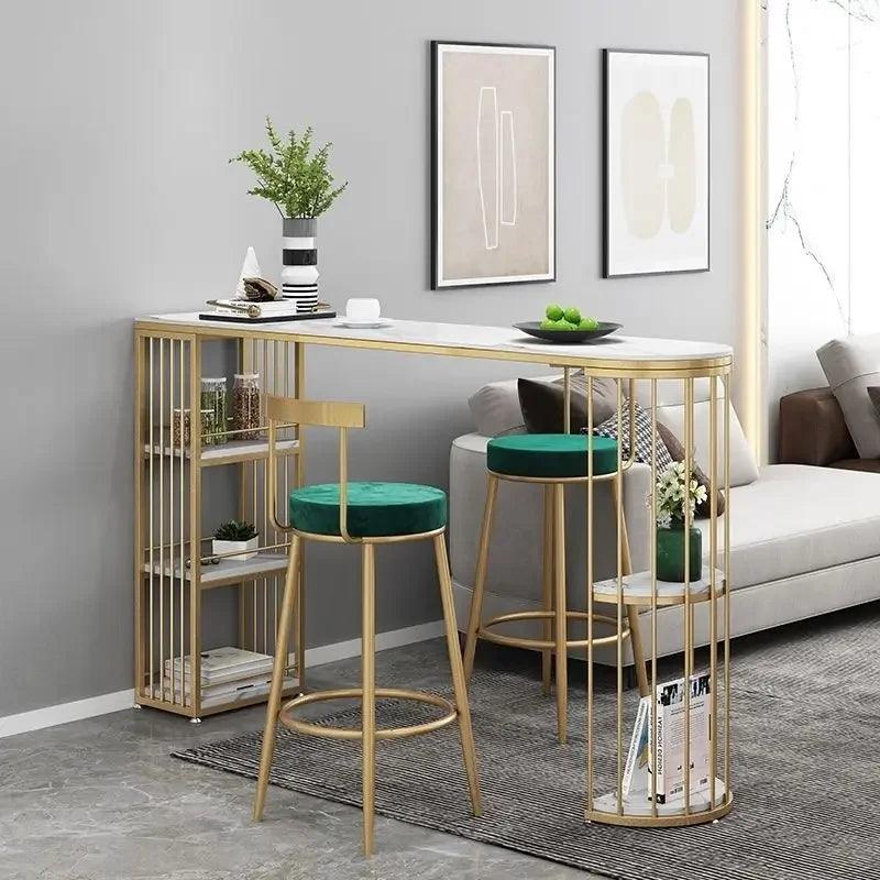 Bar Table and Chairs Bar Table Home Simple Modern Light Luxury Living Room Partition Bar with High Tables and Chairs