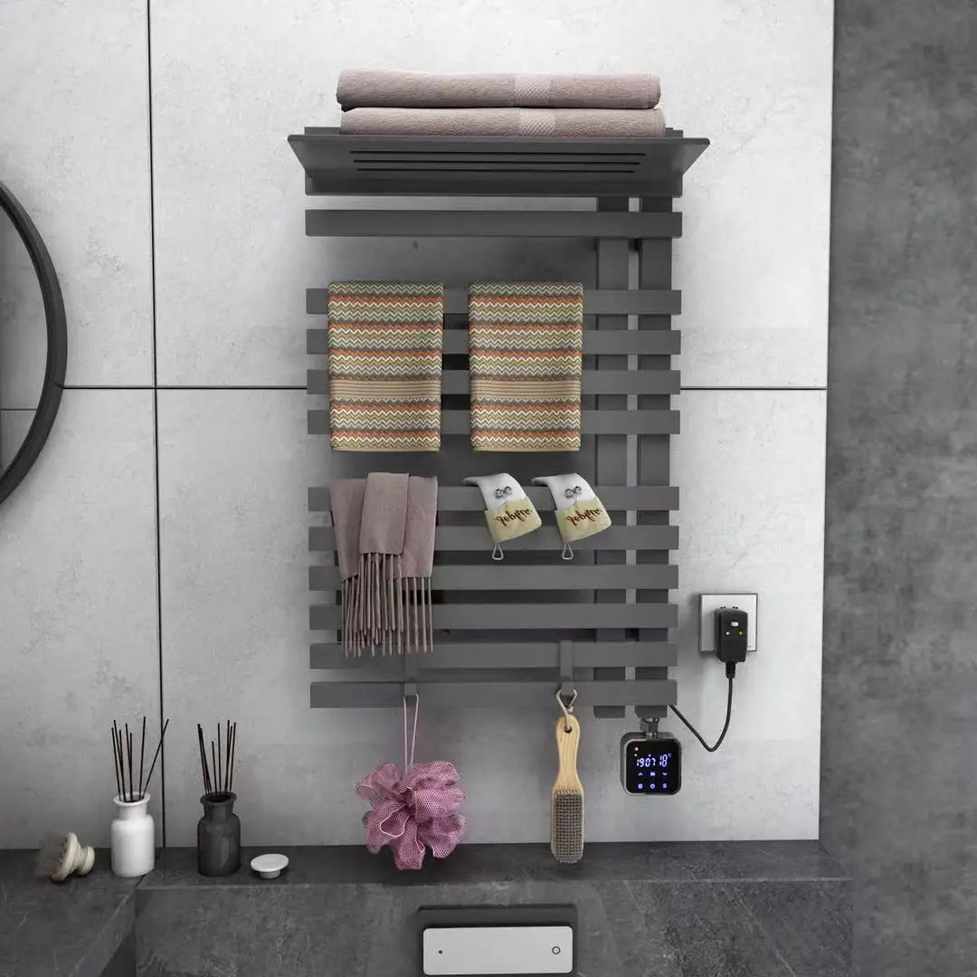 Bathroom Accessories Electric Towel Dryer Rack Towel Warmer and Towel Holder Tuya App Wifi Control For Bathroom