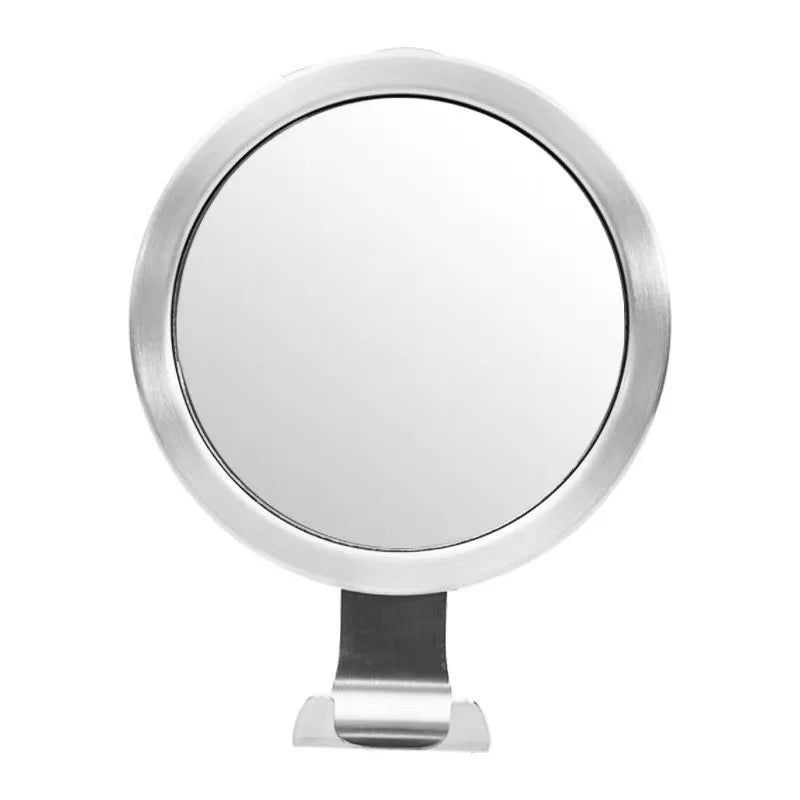 Bathroom Anti-fog Mirror Powerful Suction Cup Bath Shower Mirrors Wall Mounted Make Up Man Shaving Mirror With Shaver Holder